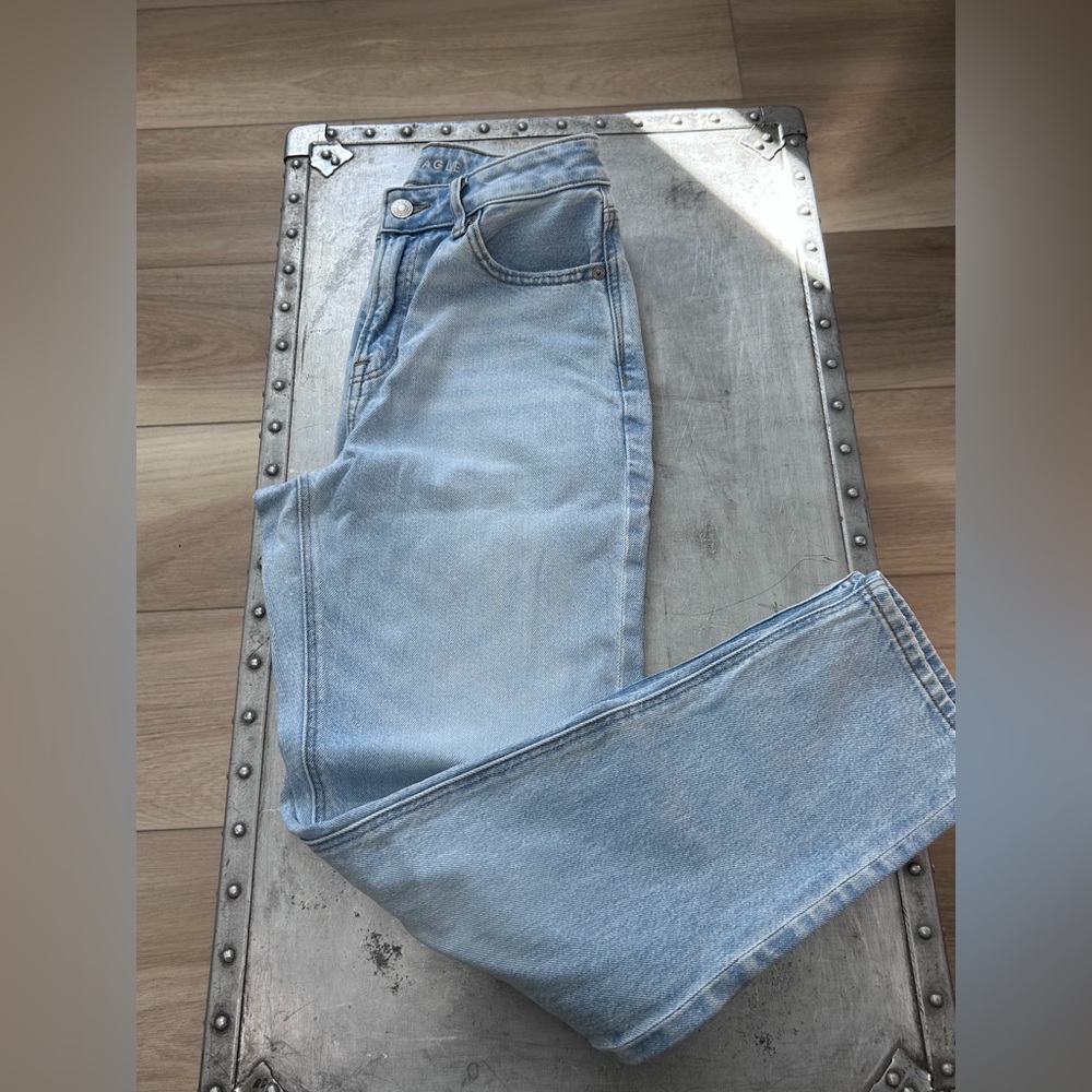 American Eagle Outfitters Light Blue Straight Jeans